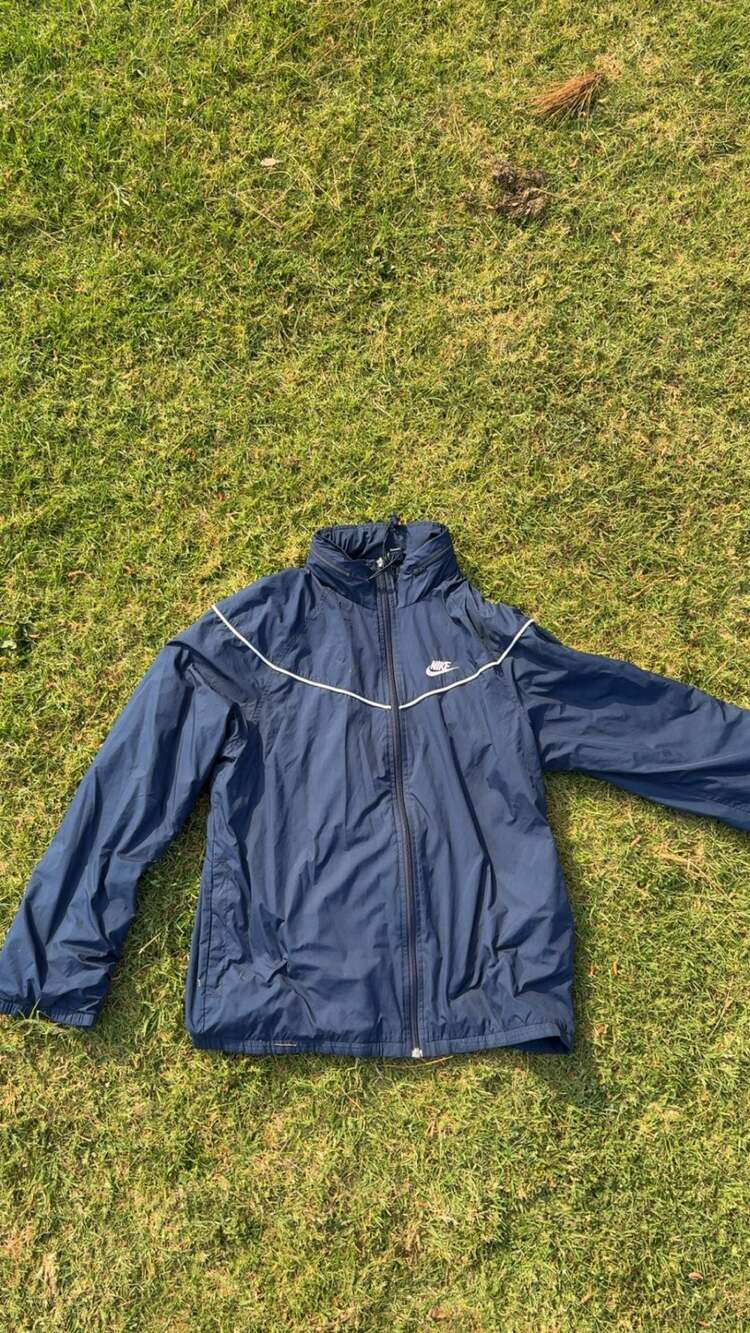 Nike Vintage Windrunner Full-Zip Track Jacket Navy Blue